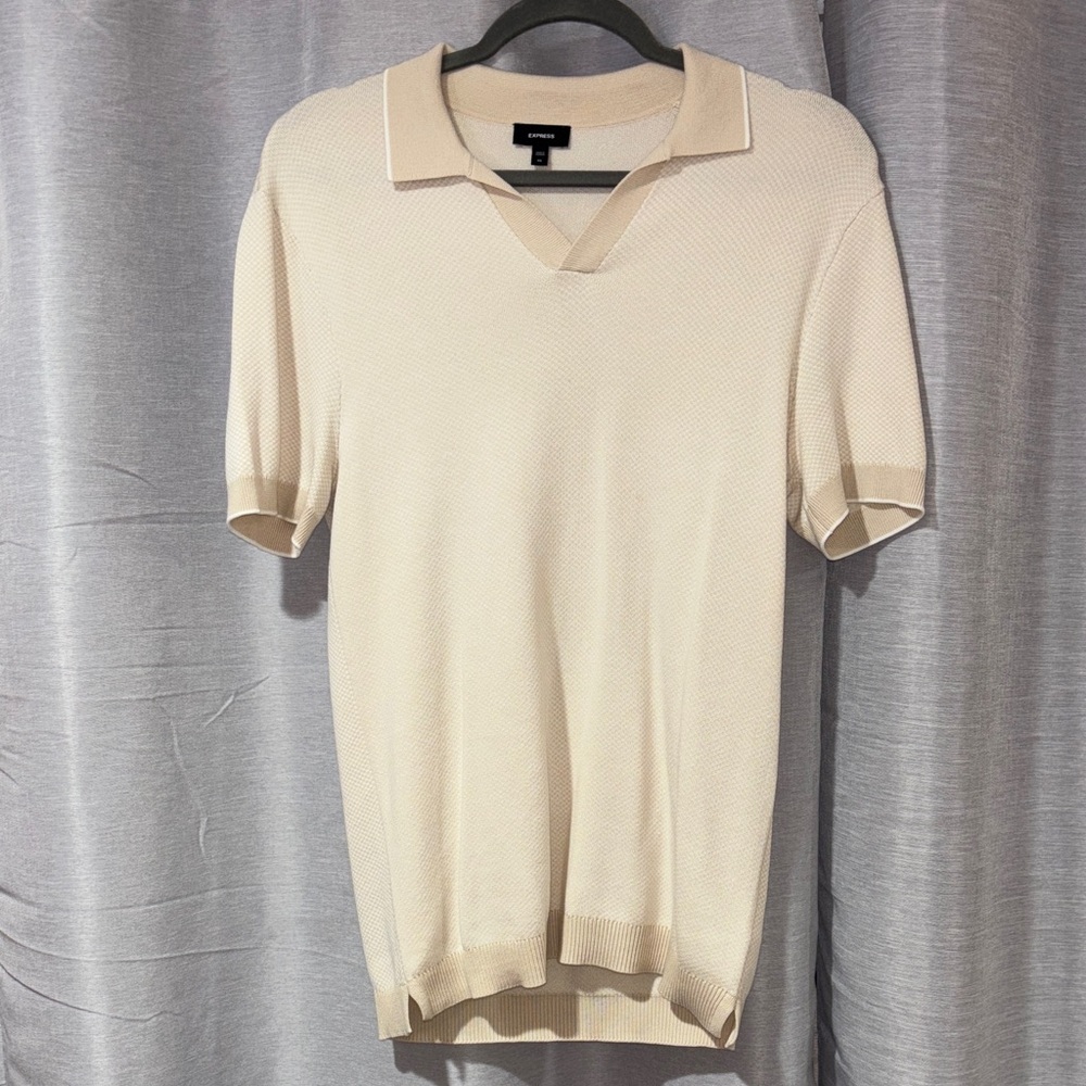 Express Cream Polo Shirt